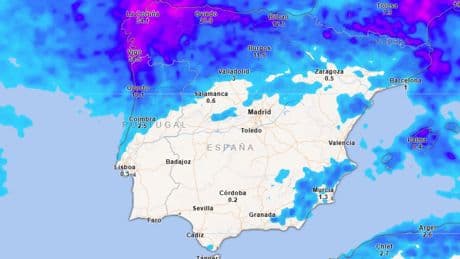 Las temperaturas máximas aumentarán este lunes, aunque se prevé abundante nubosidad y probables precipitaciones