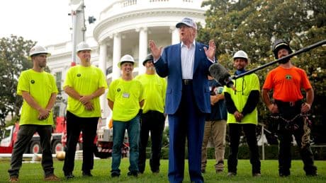 Trump Rambles On And On About ‘Beautiful’ Flagpole In Front Of White House
