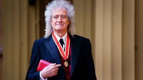 Sir Brian May pays tribute to ‘amazing missus’ Anita Dobson as she receive OBE