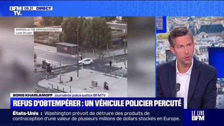 Policiers visés à Marseille: les forces de l'ordre ont été percutées involontairement avant d'être visées par des projectiles