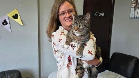 Family 'stunned' after being reunited with cat 9 years after he vanished