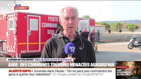 Incendie dans l’Aude: “Il va falloir des années pour reconstruire”, se désole Xavier De Volontat, maire de Saint-Laurent-de-la-Cabrerisse