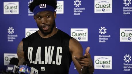 What Giants running back Tyrone Tracy ordered off Amazon to help improve his biggest weakness