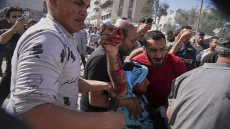 Israeli airstrikes kill 23 in Gaza as outcry over aid blockade grows