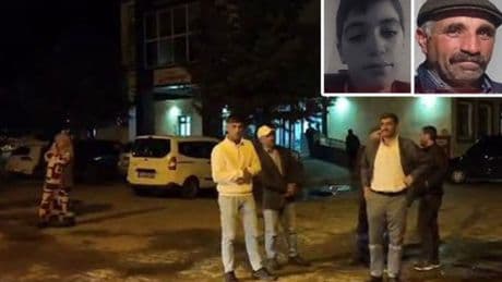 Baba ve oğlunun üzerine yıldırım düştü!