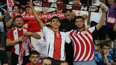 Samsunspor taraftarlarından Panathinaikos maçına yoğun ilgi