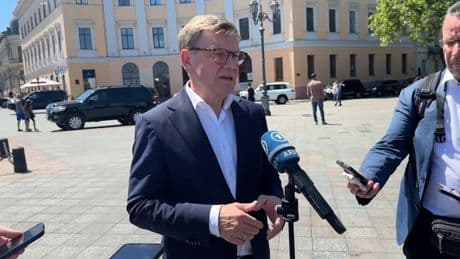 Wadephul in Odessa - Putin bedroht „Lebensader für die Ukraine”