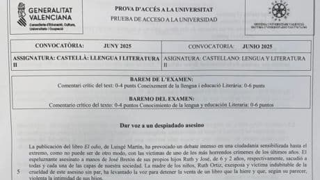 Así es el examen de Lengua y Literatura sobre el libro acerca de Bretón