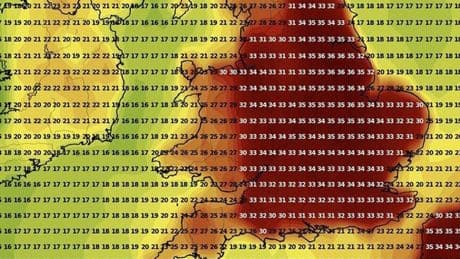UK weather: Exact date UK will be hotter than Barcelona as 36C heatwave mapped