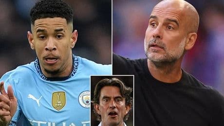 Savinho is left OUT of Man City squad for first game of the Premier League season amid Tottenham interest after his agents flew in for transfer talks