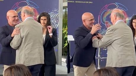 Del Bosque, premiado por los entrenadores