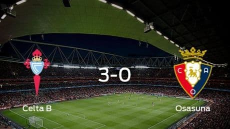 El Celta B se lleva el triunfo tras golear 3-0 al Osasuna Promesas