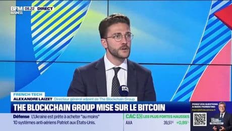 Alexandre Laizet, DG adjoint de The Blockchain Group, est l'invité de good morning business