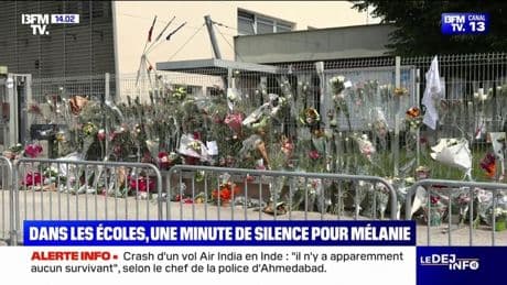Une minute de silence observée dans les écoles en mémoire de Mélanie, surveillante tuée par un collégien à Nogent