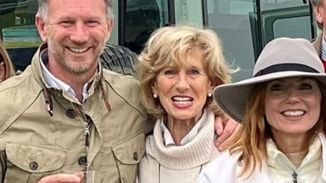 Who are Christian Horner’s parents Garry and Sara?