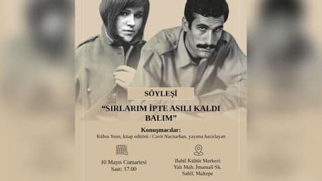 “Sırlarım İpte Asılı Kaldı Balım” kitabı üzerine söyleşi yapılacak