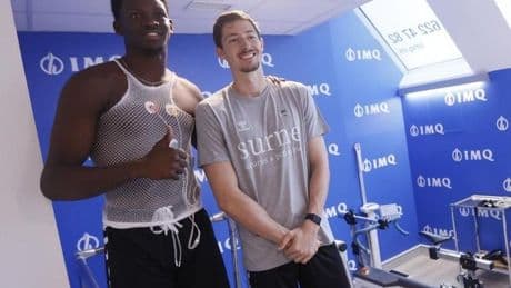Bagayoko y Font, optimistas e ilusionados con el nuevo Bilbao Basket