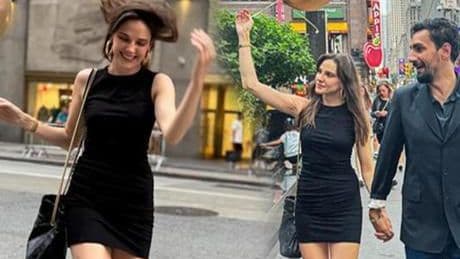 Son Haberler: Alina Boz 27. yaşını New York'ta eşi Umut Evirgen ile kutladı