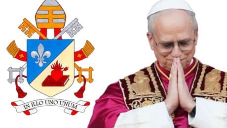 Il giglio argentato, il cuore trafitto e il motto: cosa ci dicono i simboli scelti da Papa Leone XIV