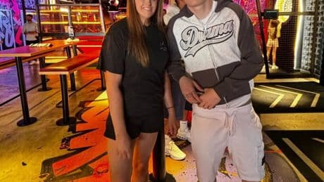 Man Utd star Alejandro Garnacho poses with fan – but everyone’s distracted by his bonkers SLIPPERS