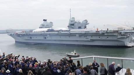 Senior U.K. admiral quits amid reports of affair with lower-ranking female