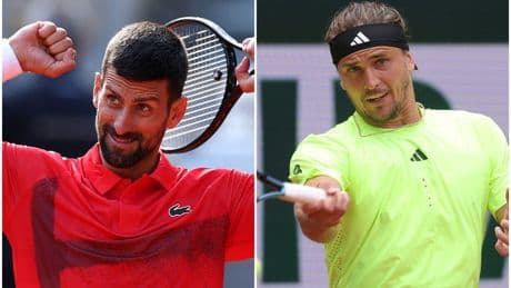Novak Djokovic vs Alexander Zverev start time: When is French Open quarter-final?