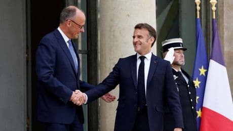 Macron y Merz muestran unidad ante Moscú y Washington