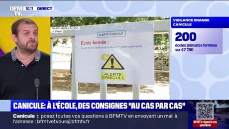 Jean-Rémi Girard (SNALC): "On doit avoir un plan canicule à l'Éducation nationale (...) qui devrait être mis en place depuis très longtemps"