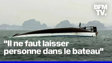 Vietnam: au moins 35 morts dans le naufrage d'un bateau en baie d'Halong