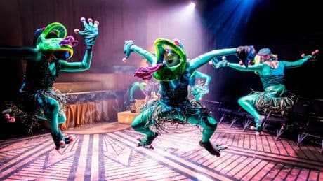 The Frogs at Southwark Playhouse review: bursting with unfulfilled promise