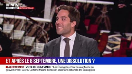 Vote de confiance du 8 septembre: "On appelle à la dissolution car depuis l'année dernière, tout est bloqué", souligne Thomas Ménagé, porte-parole du groupe RN à l'Assemblée nationale
