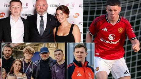 Wayne Rooney's son Kai, 15, is named in matchday squad for Man United's first Under-18 game of the season - as he is bumped up THREE age groups