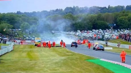 BREAKING: Two riders dead after catastrophic 11-bike Oulton Park crash in British Supersport race