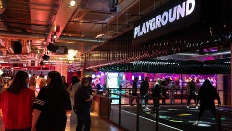Iconic Debenhams store is transformed into huge entertainment zone with 12-lane bowling alley, dancefloor & roller rink