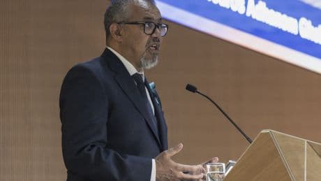 After U.S. cuts funding, WHO chief defends $2.1B budget request by comparing it with cost of war