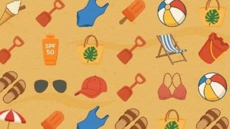 You'll need sharpest mind to spot 2 beach essentials in just 10 seconds