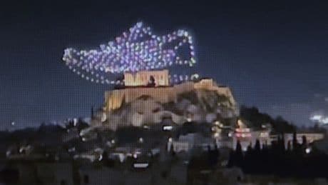 Greece files lawsuit against Adidas over drone shoe ‘kicking’ Acropolis light show