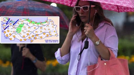 Meteoroloji saat verip uyardı! 3 bölgede kuvvetli rüzgar ve sağanak!