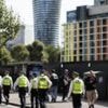 Four arrested at anti-asylum hotel protest