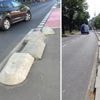 Hier zerbröselt Berlins Millionen-Radstreifen: Baupfusch? Vorzeige-Radweg in der Schönhauser Allee „ein einziges Desaster“
