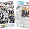 The Papers: 'Labour's tax war' and 'banter off the menu'