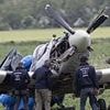 Seconds from death... but saved at the final moment: Eyewitness reveals how hero Spitfire pilot spared two lives as it crashed into field