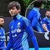 What love rivalry? How Sam Thompson 'show-boated' his way through Soccer Aid training day while Louis Tomlinson took a very different approach in awkward meet-up after singer started dating TV star's ex Zara McDermott