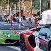 Shocking moment Brit has '£43,000 watch stolen from his wrist' while sitting in £250,000 Lamborghini during Spanish rally