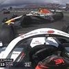 CHAOS in the British Grand Prix: Three drivers are forced to retire in opening laps and safety car is deployed after crash at treacherous Silverstone