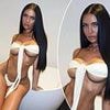 Would YOU wear this swimsuit? Raunchy reality star shocks with extreme bikini that seems to defy the laws of physics