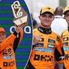 Oscar Piastri sees off McLaren team-mate Lando Norris to claim his FIFTH victory of the F1 season at the Spanish Grand Prix - as Max Verstappen and George Russell reignite fiery feud
