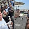 Van de Beek en Huntelaar drinken koffie aan het strand, Braziliaans onderonsje in Los Angeles