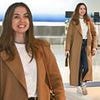 Ana de Armas, 37, is the epitome of chic in as she lands in New York after taking a ride in her new boyfriend Tom Cruise's private helicopter
