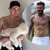 The meanings behind David and Brooklyn Beckham's 200 tattoos REVEALED - after nepo baby savagely covered up tribute to mum Victoria